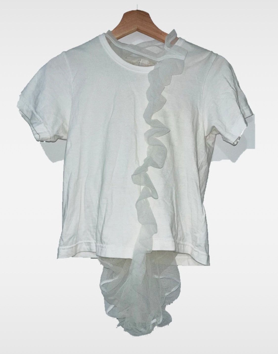 Comme des Garcons Comme des Garcons White Mesh Distorted Short Sleeve AD2006 Size ONE SIZE - 1 Thumbnail