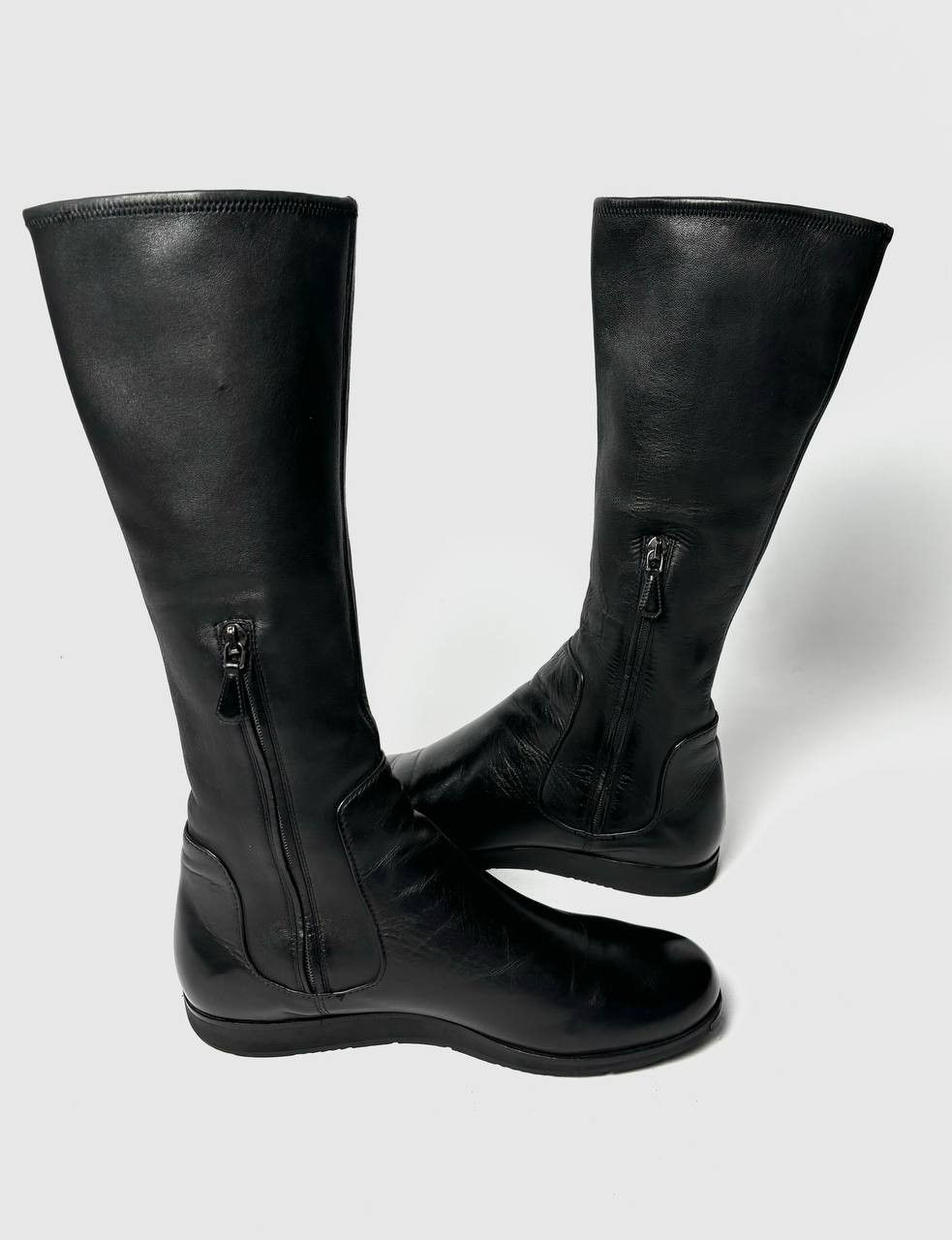 Prada Prada Riding leather boots Size US 8 / IT 38 - 3 Thumbnail