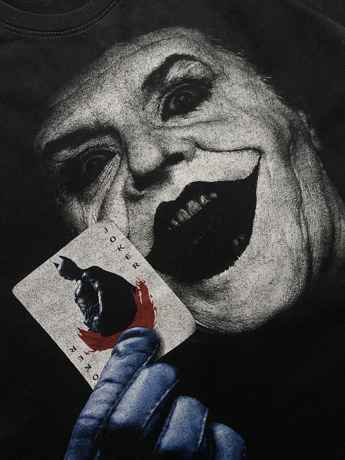 Vintage Vintage Joker 90’s Flybeans Card Batman faded y2k t shirt Size US XL / EU 56 / 4 - 7 Thumbnail