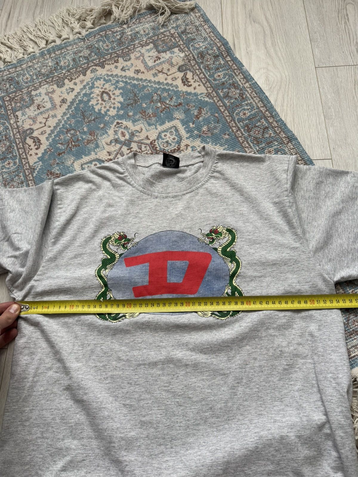 Diesel Vintage Diesel Dragon 🐉 Y2K T-Shirt Size US L / EU 52-54 / 3 - 9 Thumbnail
