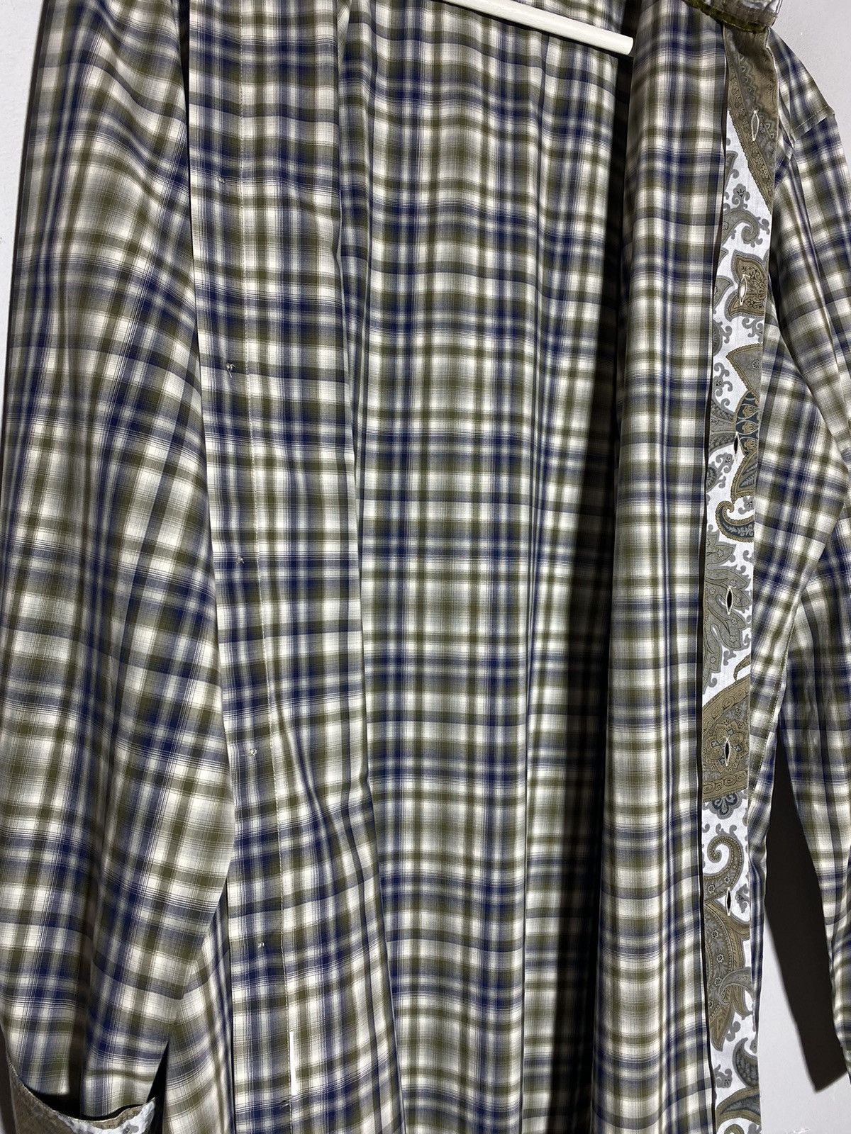 Etro Etro Checked Long Sleeve Shirt Men’s Size US L / EU 52-54 / 3 - 6 Thumbnail