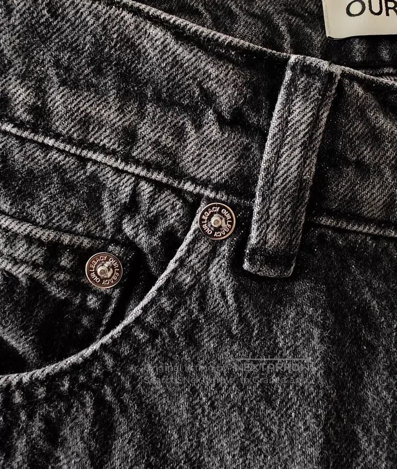 Our Legacy Our Legacy Black Washed Loose Denim Jeans Size US 30 / EU 46 - 4 Thumbnail