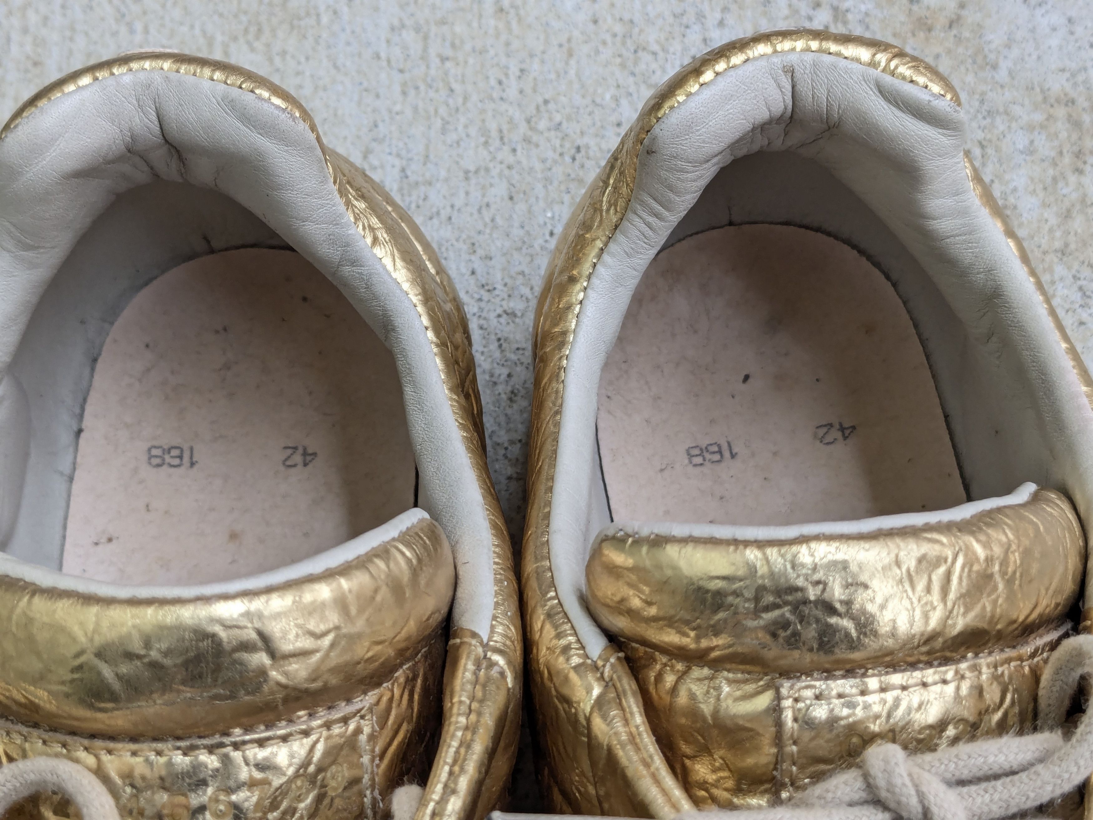 Maison Margiela Maison Margiela Future Gold 9 42 Low Tops Leather Size US 9 / EU 42 - 4 Thumbnail