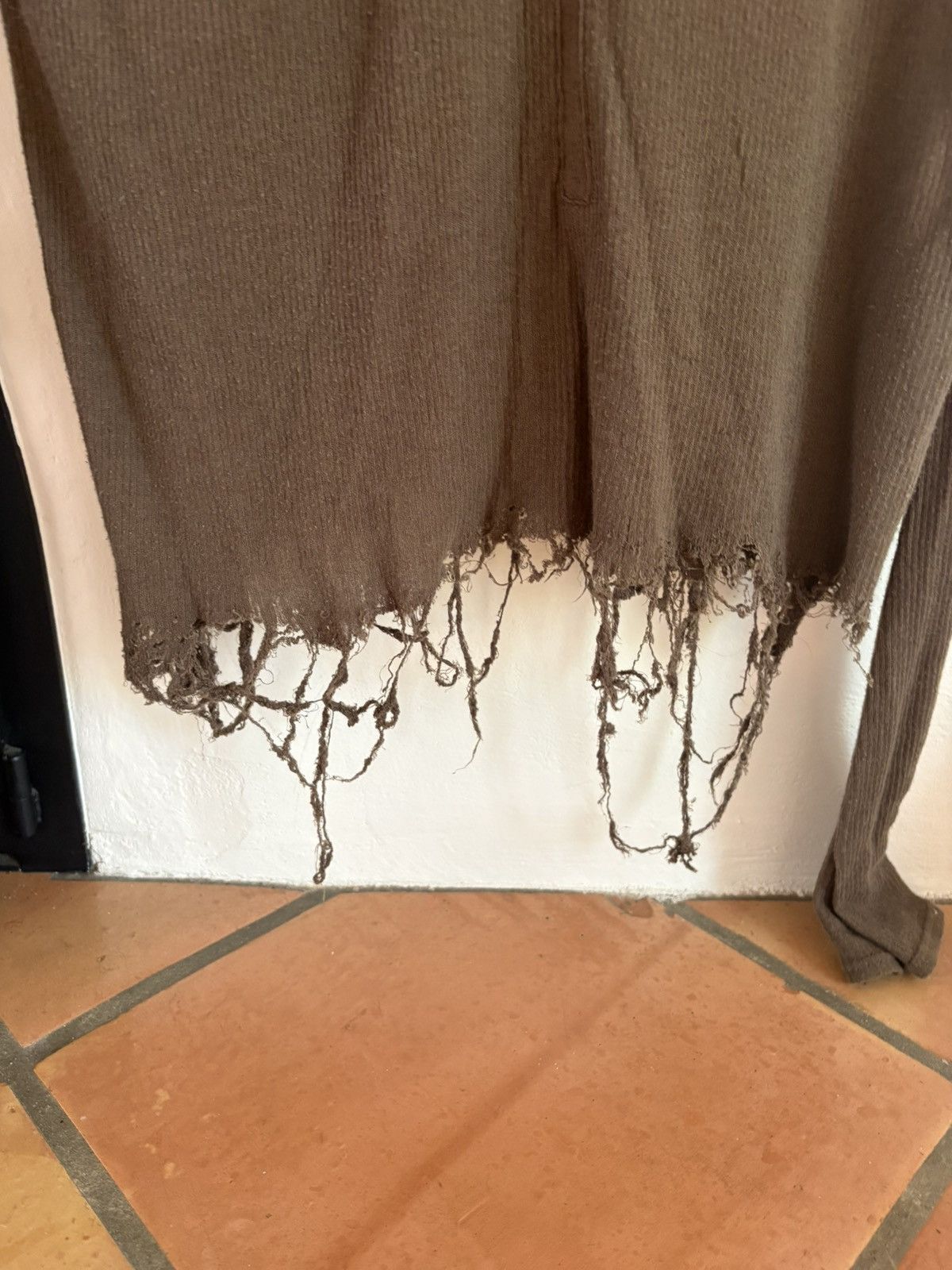 Julius Julius7 Ripped Hem Sweater Size US XL / EU 56 / 4 - 3 Thumbnail