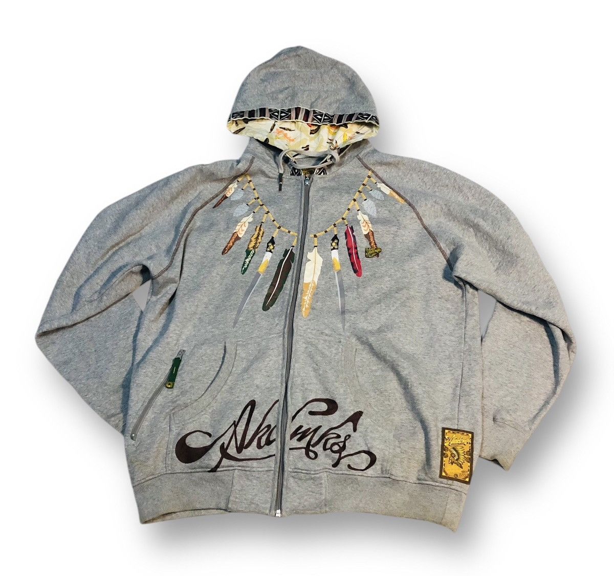 Akademiks × Vintage Vintage Akademiks Multi Pocket Zipper Hoodie (3) Size US XL / EU 56 / 4 - 1 Thumbnail