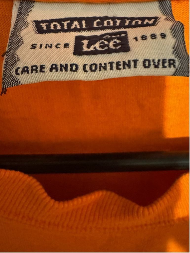 Lee Syracuse Orangemen Logo Tee Men's L (?) Orange Size US XL / EU 56 / 4 - 5 Thumbnail
