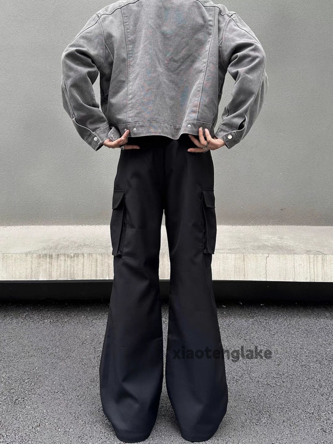Vintage ltx Unisex outdoor sports pleated yuppie flared cargo pants Size US 34 / EU 50 - 2 Thumbnail