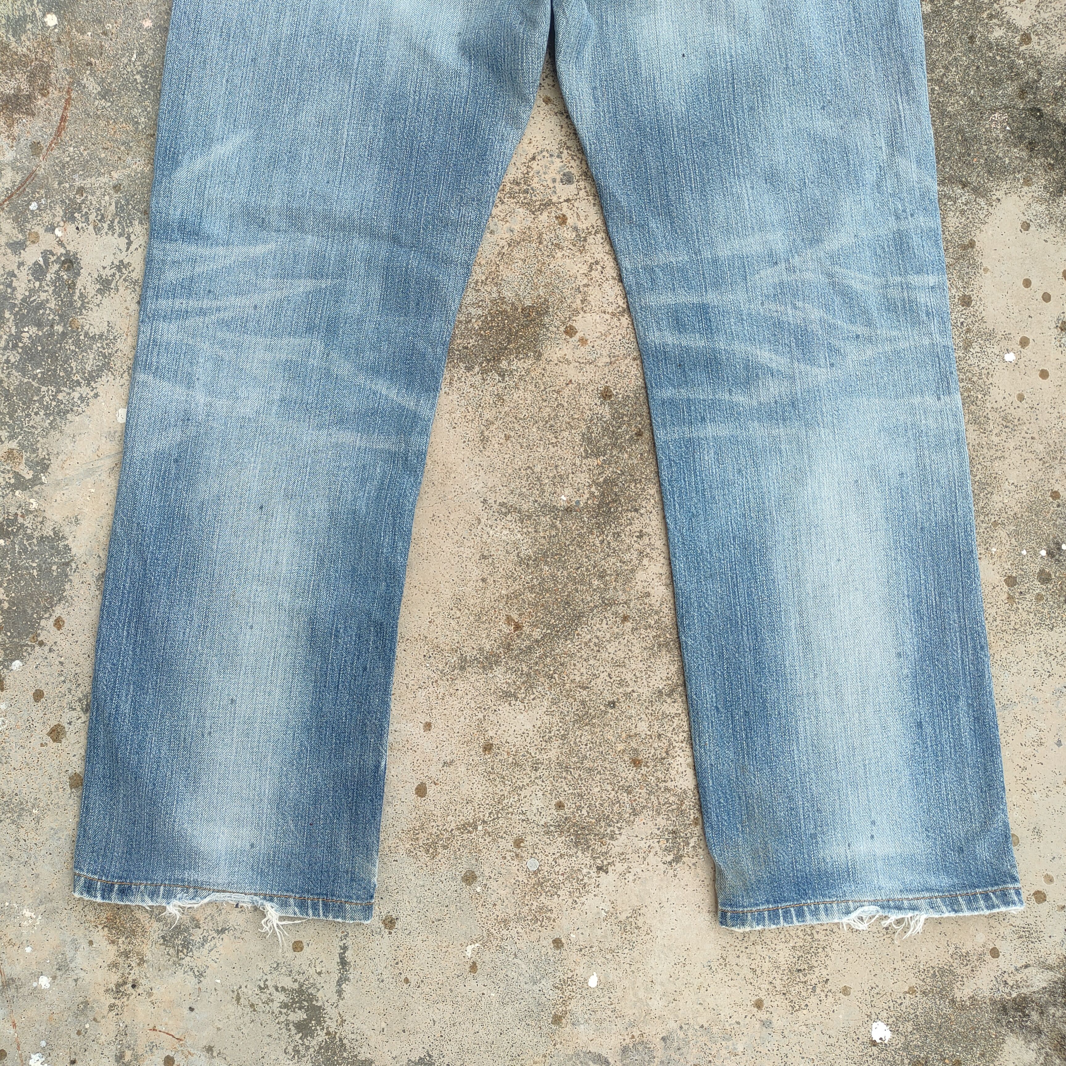 Japanese Brand VINTAGE JAPANESE S002 RIPPED FADED JEANS DENIM PANTS Size US 34 / EU 50 - 9 Thumbnail