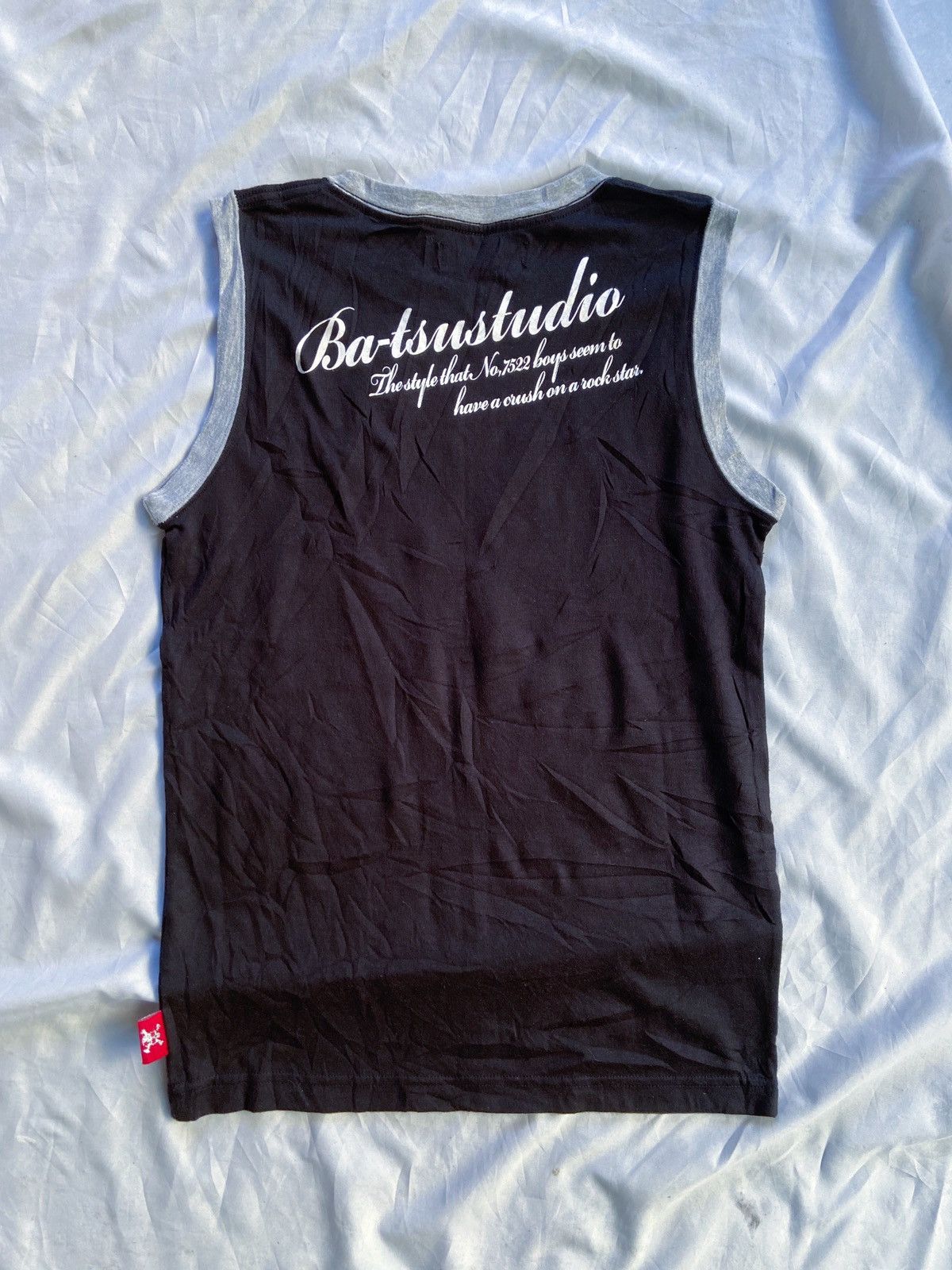 Japanese Brand BATSU STUDIO ROCK STAR TANK TOP Size US S / EU 44-46 / 1 - 8 Thumbnail