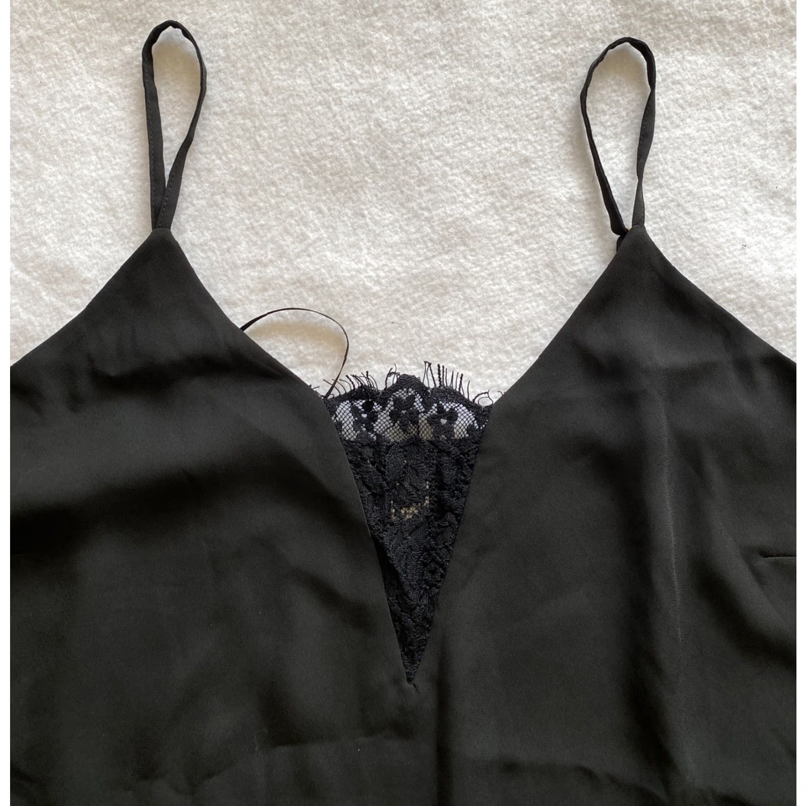 Venus VENUS Women's Tank Top Tankini Size S Black Solid 100% Polyester Night Romantic Swim Top Womens Size S / US 4 / IT 40 - 2 Thumbnail