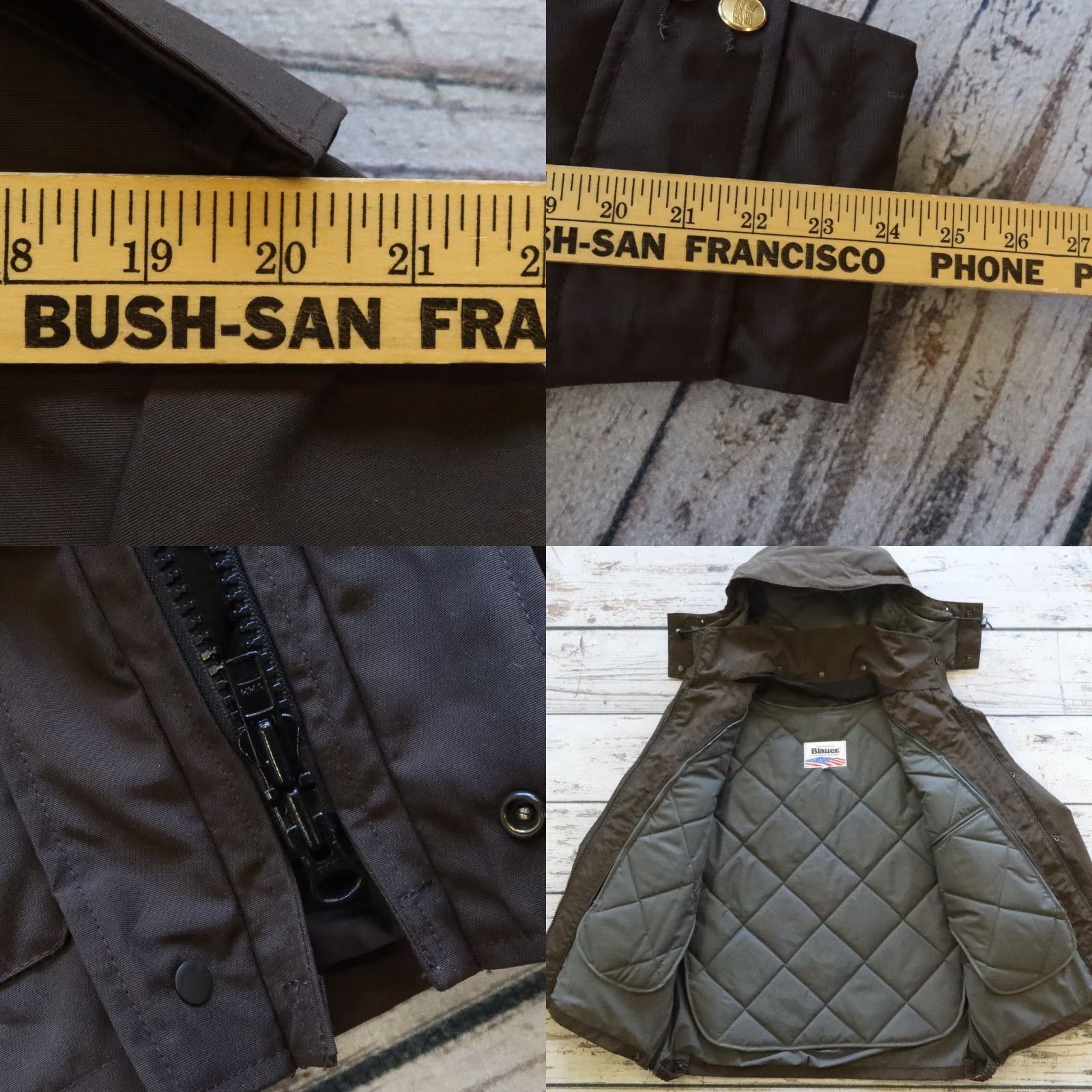 Vintage VINTAGE Blauer San Francisco Muni Gore Tex Work Jacket - Size M Brown Mens Jacket Size US M / EU 48-50 / 2 - 9 Thumbnail