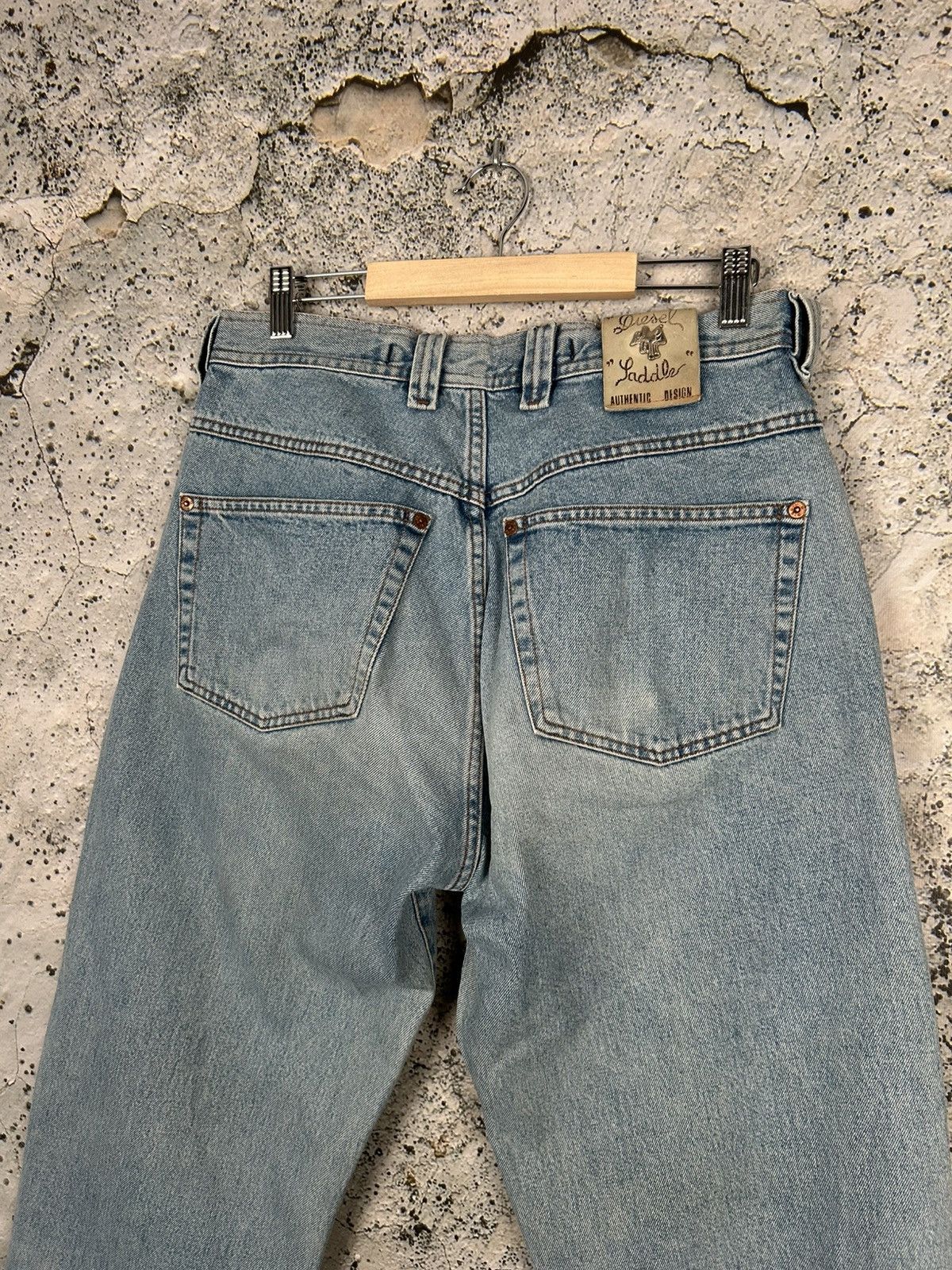 Diesel Vintage Diesel Industry Y2K Blue Denim 00s Skateboarding Size US 33 - 5 Thumbnail
