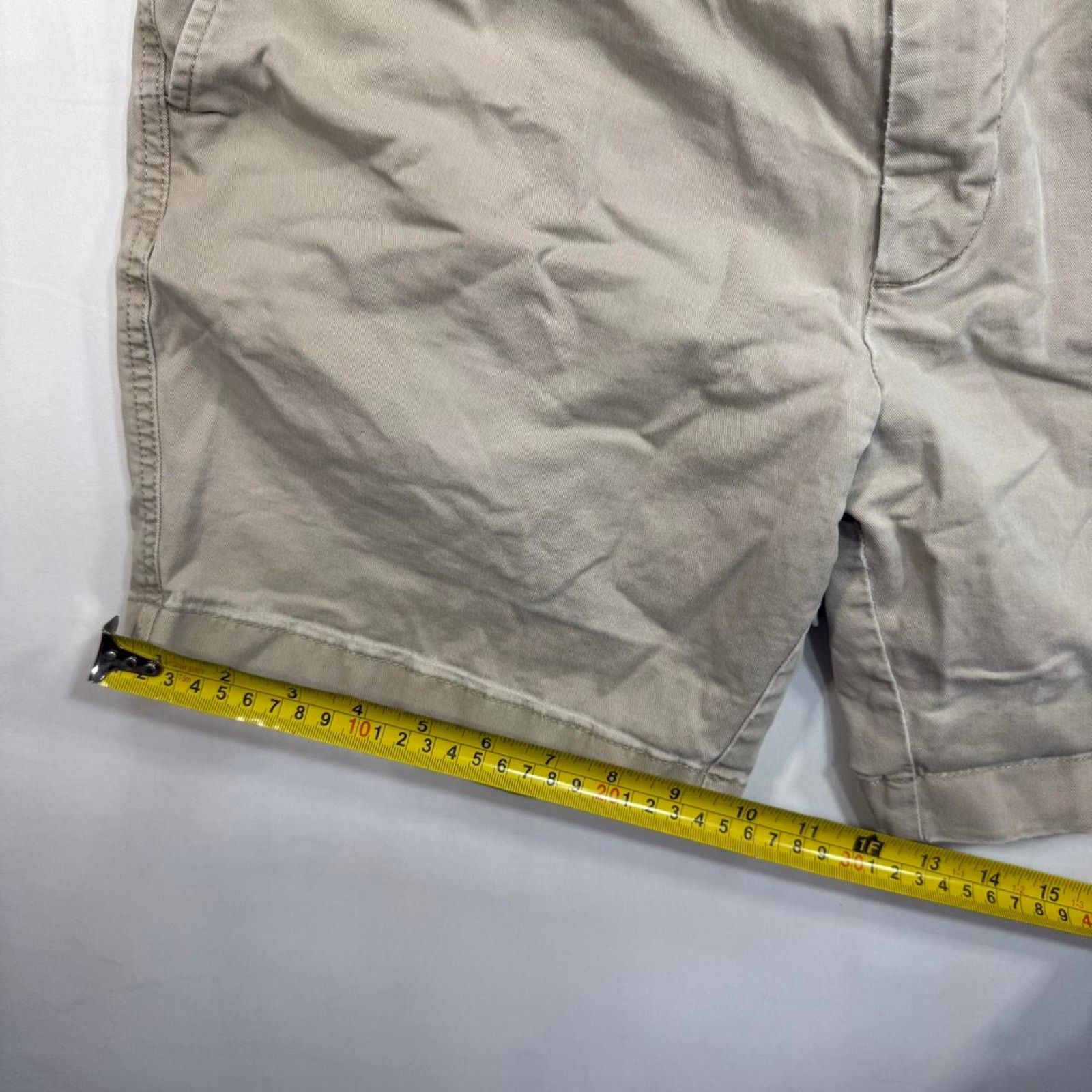 Bugatti Bugatti Men’s Tan chino shorts with Navy Blue Comfort sz 35 Size US 35 - 5 Thumbnail