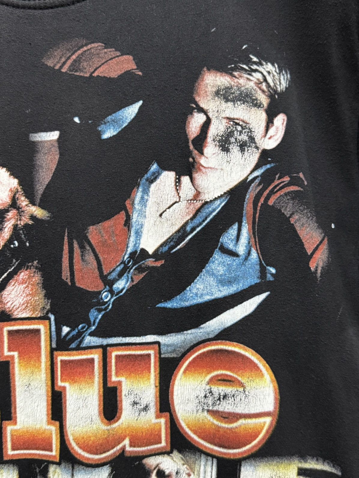 Band Tees Vintage Blue Band Faded Rap Tee Size US L / EU 52-54 / 3 - 3 Thumbnail