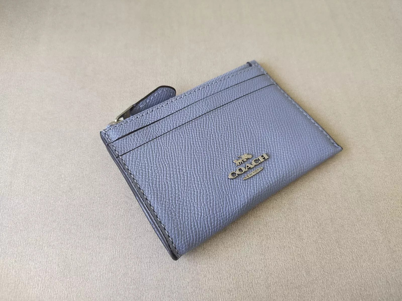 Coach Coach Mini Skinny ID zip CardCase cross grain leather T 9138 Size ONE SIZE - 7 Thumbnail