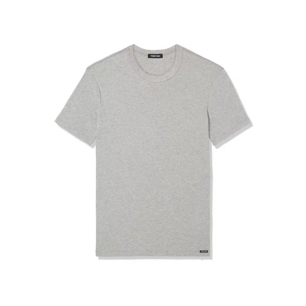 Tom Ford o1loc1c0526 IST4M08 Cotton Crewneck T-Shirt in Grey Size US XS / EU 42 / 0 - 1 Thumbnail