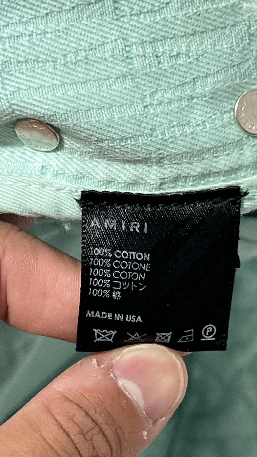 Amiri Amiri Carpenter Aqua Pants Size US 36 / EU 52 - 7 Thumbnail