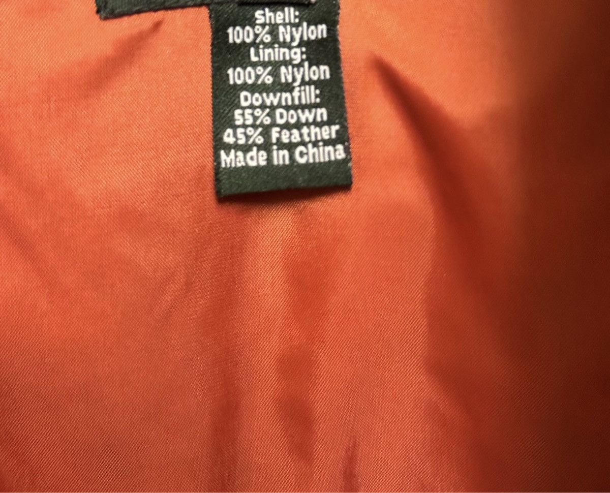 J.Crew J.CREW Fall 04 Navy/Orange Down Feather Puffer Full-Zip Vest Size US L / EU 52-54 / 3 - 5 Thumbnail