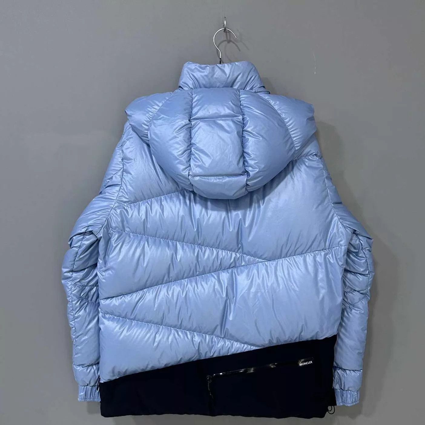 Moncler Moncler Yonne Black Logo Hooded Down Jacket 3 Size M / US 6-8 / IT 42-44 - 3 Thumbnail