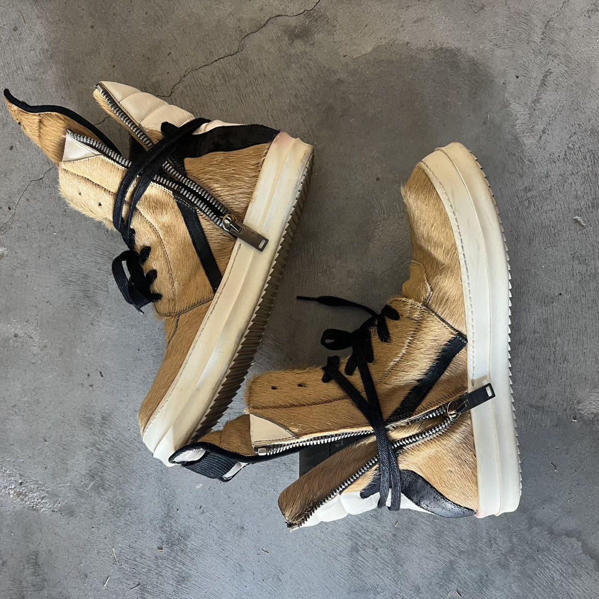 Rick Owens Rick Owens Pony Plinth Geobaskets Size US 11 / EU 44 - 3 Thumbnail