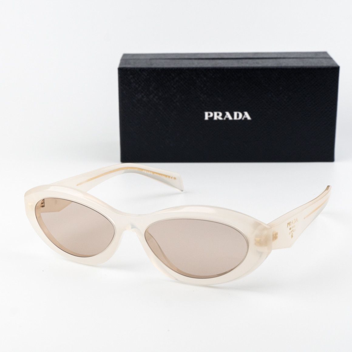 Prada NEW Prada PR26ZS 12V4I2 Oval Women Sunglasses PR 26ZS Prada NEW Prada PR26ZS 12V4I2 Oval Women Sunglasses PR 26ZS