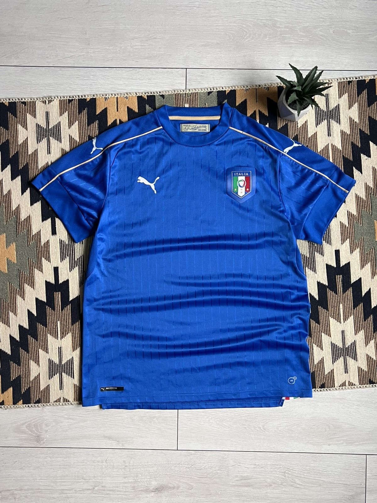 Puma × Vintage Puma Italy National Team 2016-2017 Soccer Jersey Size US XL / EU 56 / 4 - 1 Thumbnail