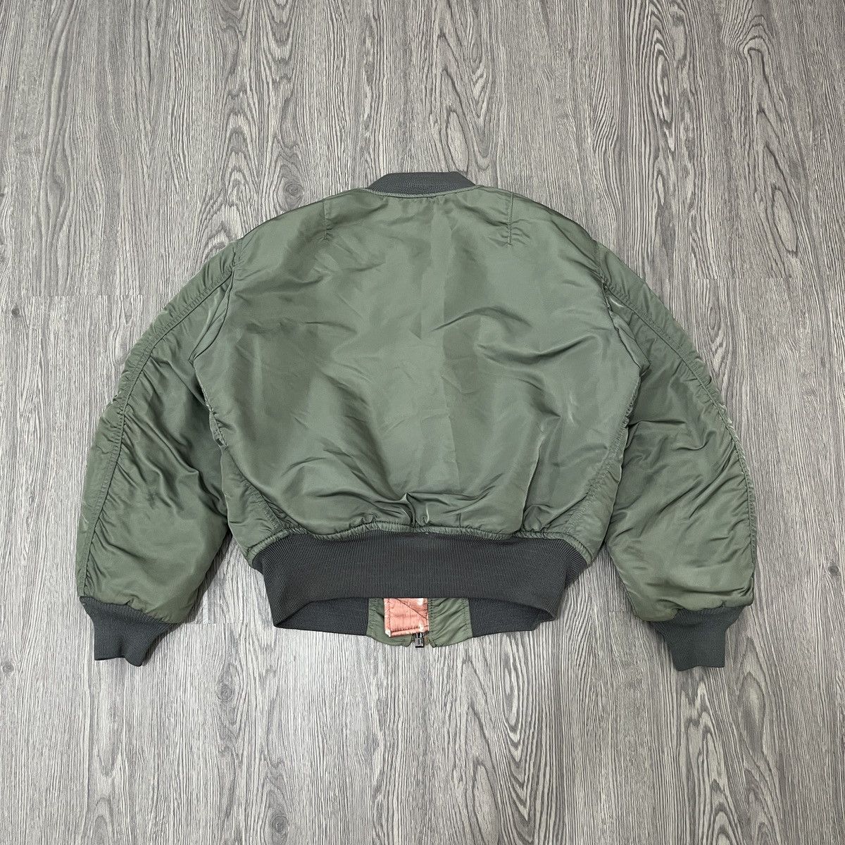 Alpha Industries Hope Manufacturing inc Ma-1 Fly Bomber Jacket Army Size US M / EU 48-50 / 2 - 7 Thumbnail