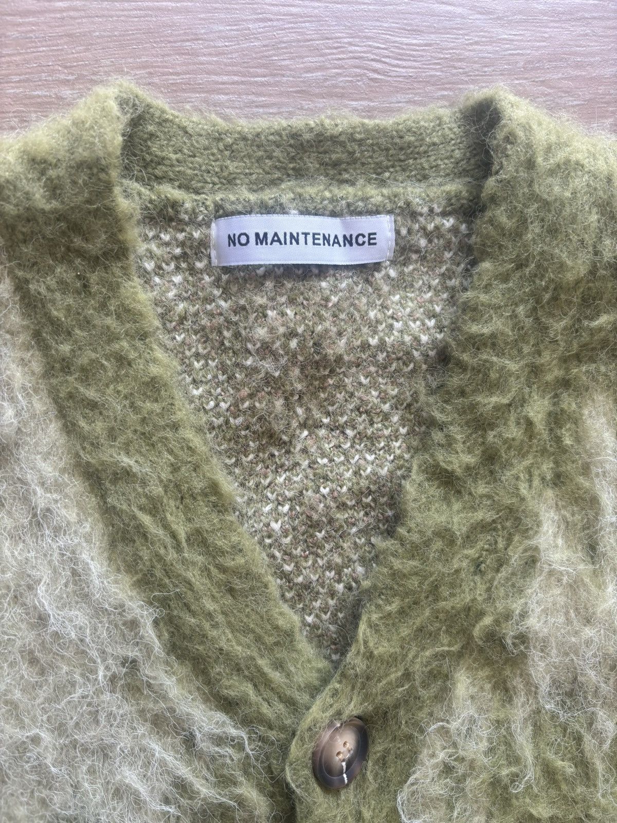 No Maintenance No Maintenance “Still” Shag Cardigan Earth Tone Size S Size US S / EU 44-46 / 1 - 3 Thumbnail