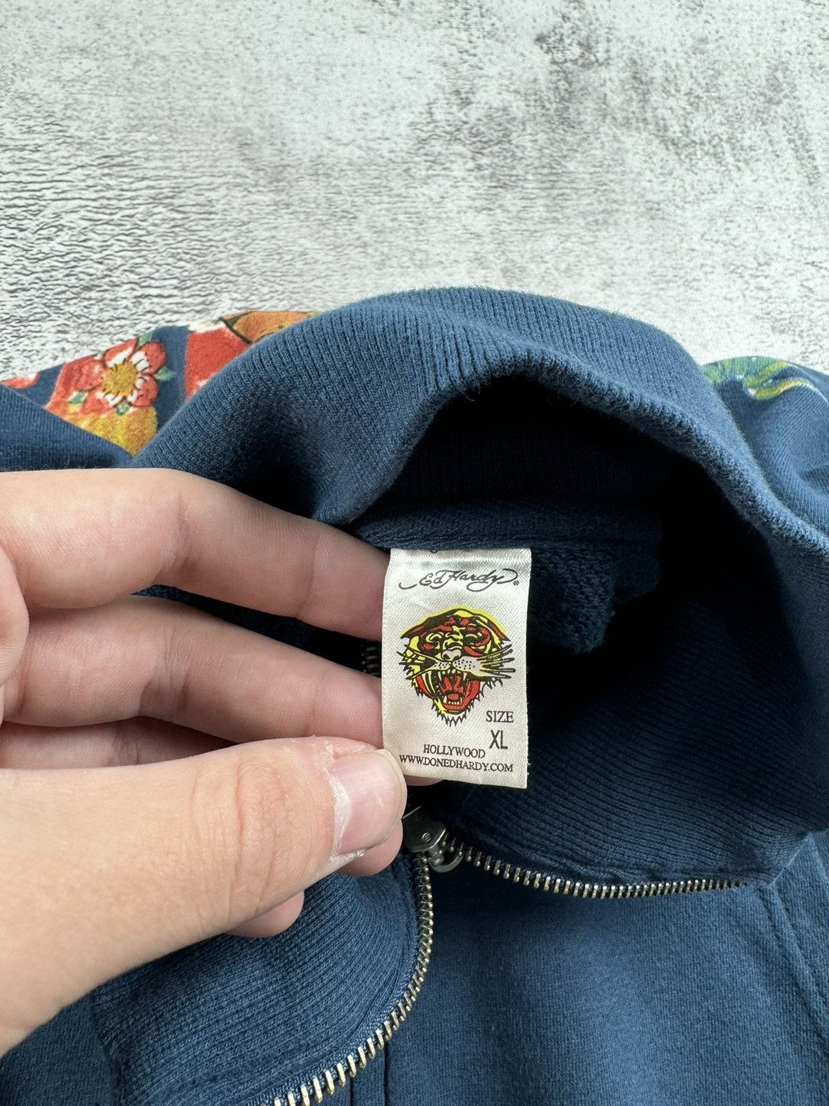 Ed Hardy Ed Hardy Y2K Sweatshirt Zip Bomber Hoodie Pullovover Size US XL / EU 56 / 4 - 15 Thumbnail