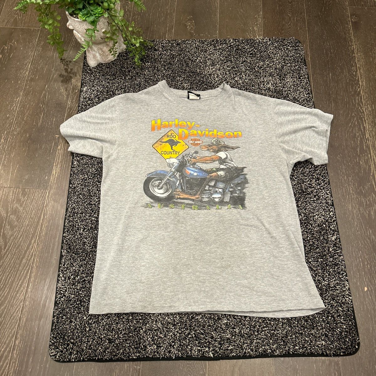 Harley Davidson × Vintage 2001 Harley Davidson Darwin Australia t-shirt Size US XL / EU 56 / 4 - 1 Thumbnail