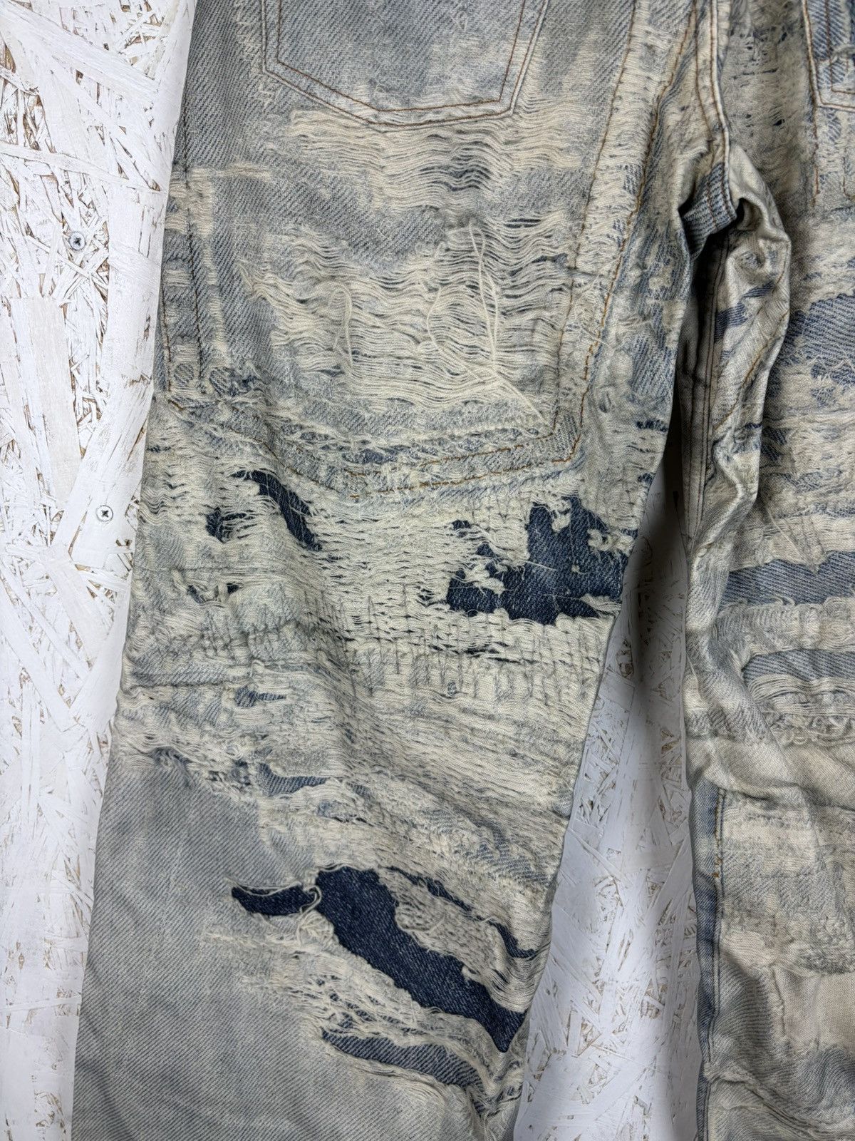 Acne Studios Acne Studios SS24 Digital Distressed Printed Jeans Size 25" / US 0 / IT 36 - 9 Thumbnail