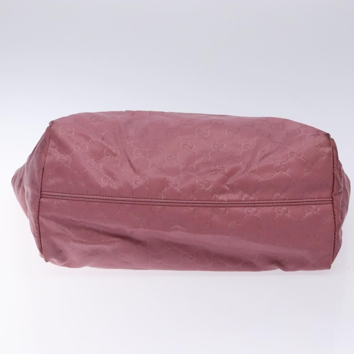 Gucci GUCCI GG Canvas Tote Bag Nylon Pink Silver Size ONE SIZE - 9 Thumbnail