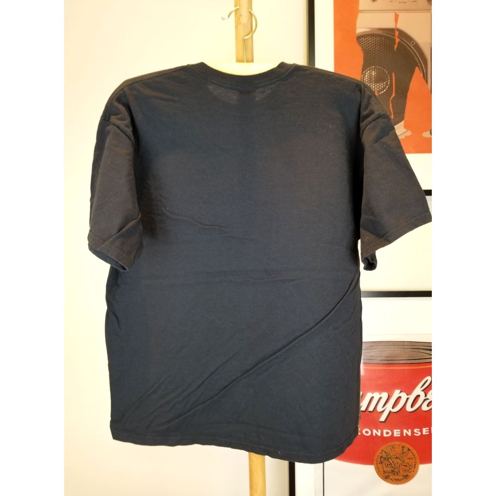 Delta VINTAGE 90' LABRADOR BIG FACE ALL OVER PRINT BLACK COTTON T-SHIRT XLARGE T-Shirt Men Delta 80s 90s Logo Short Sleeve Crew Neck Cotton Black XL Mens Size US XL / EU 56 / 4 - 3 Thumbnail