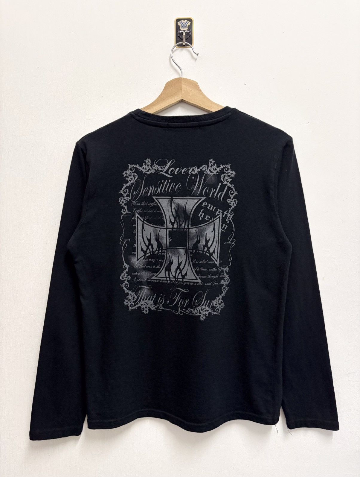 If Six Was Nine Fly Beans - Japanese Poem Gothic If Six was Nine L/S T-Shirt Size US S / EU 44-46 / 1 - 2 Thumbnail