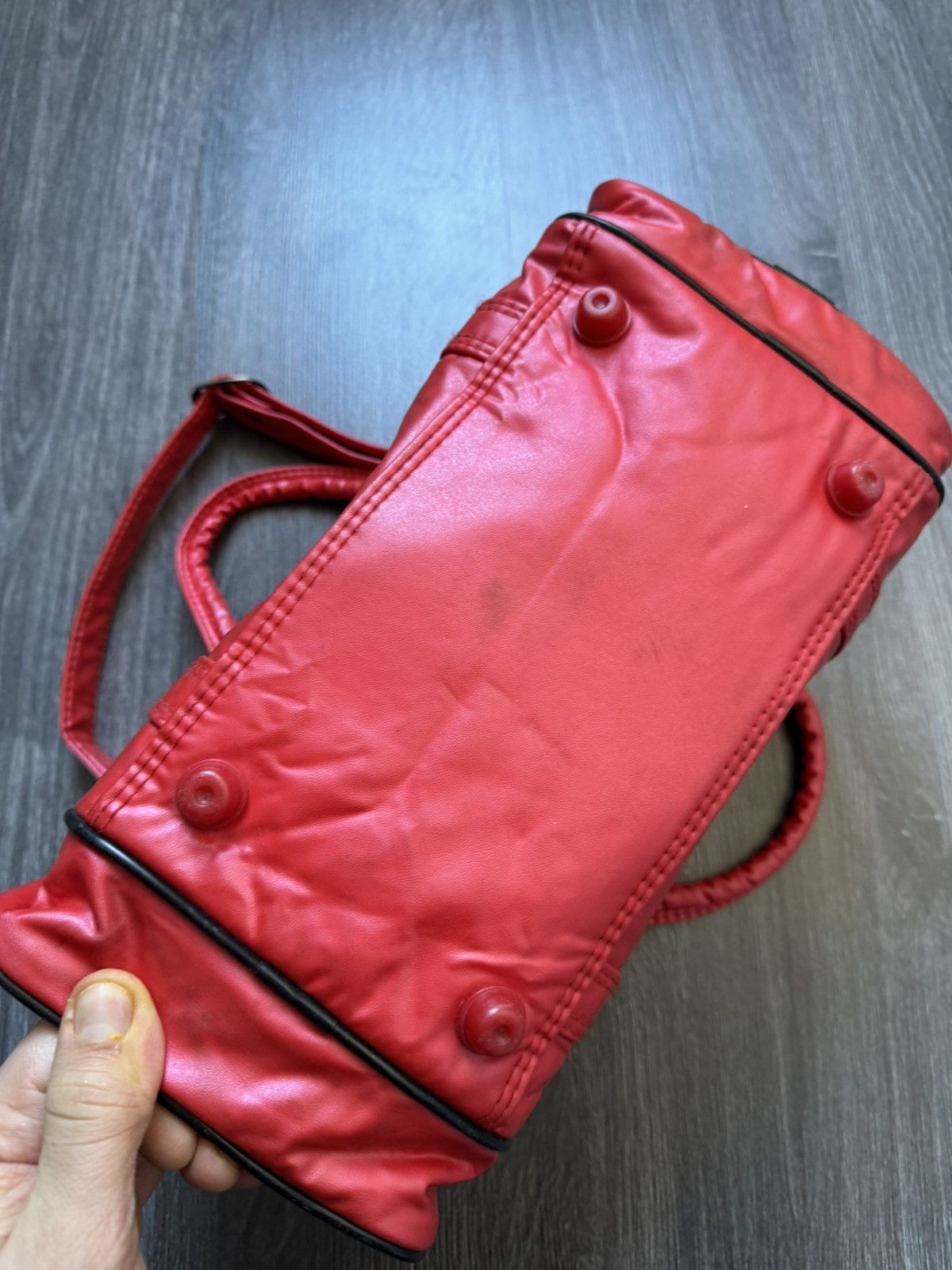 Puma × Vintage 90s Vintage Puma Sport Bag Red Size ONE SIZE - 5 Thumbnail