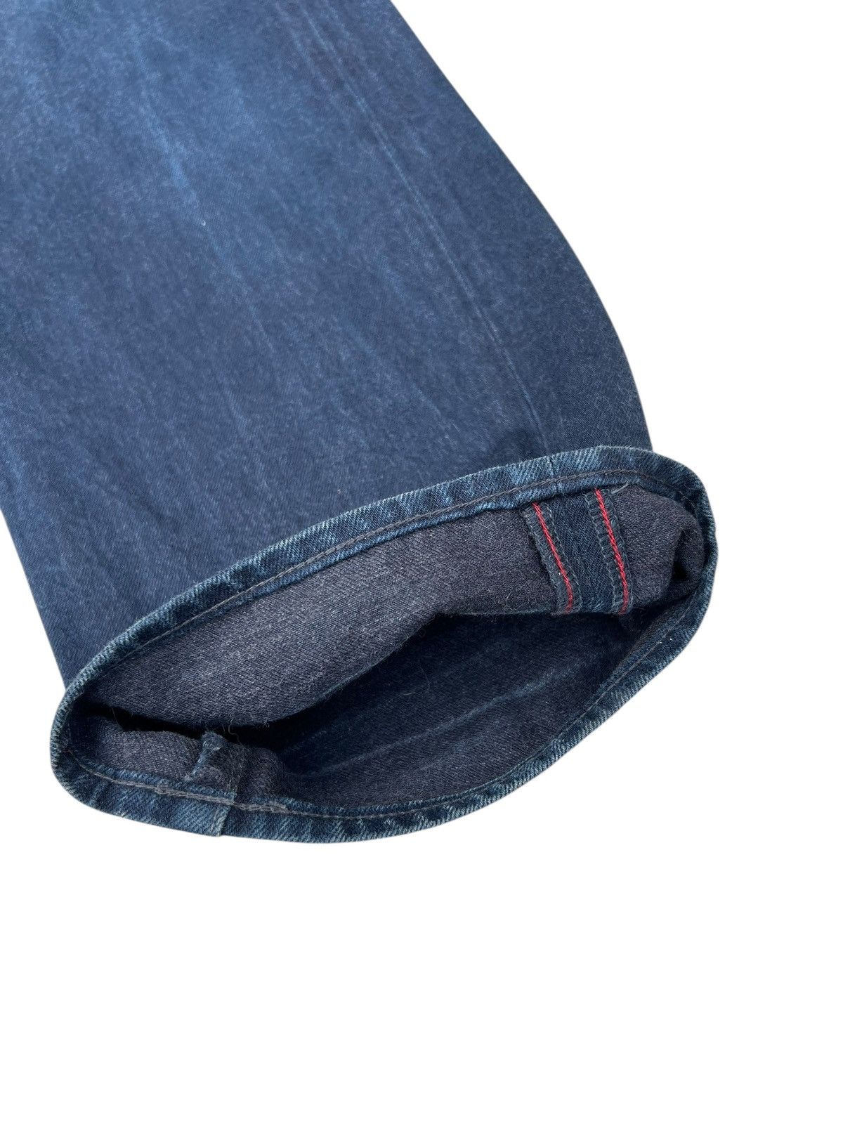 45rpm 45rpm Fade Indigo Hidden Rivets Denim Loose Jeans Size US 29 - 12 Thumbnail