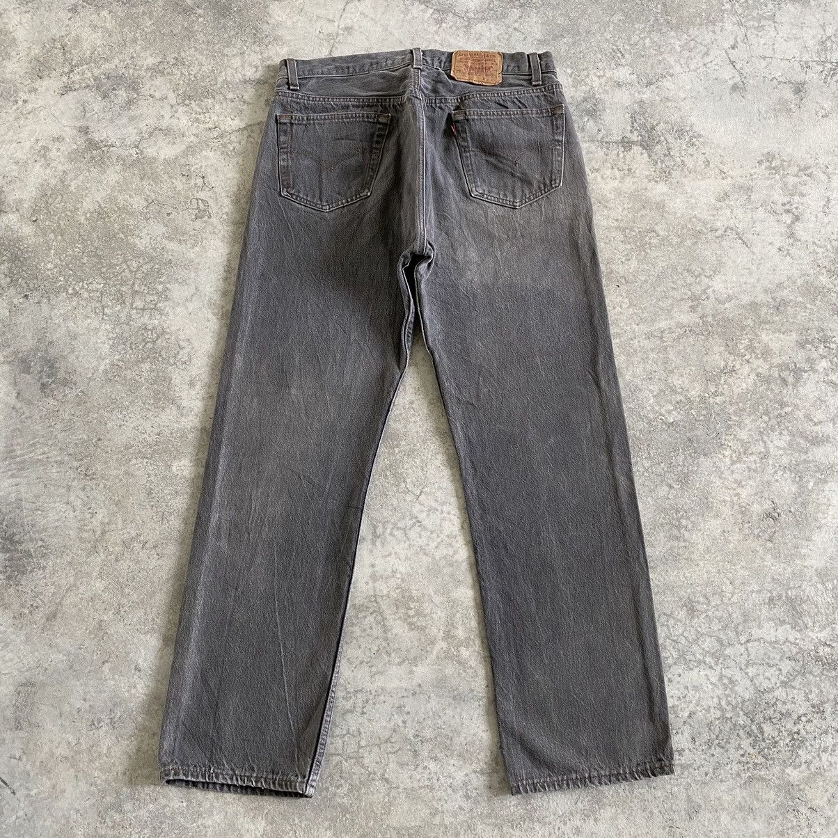 Levi's Vintage Late 80’s Levis 501 Ash Grey Denim Jeans Size US 33 - 14 Thumbnail