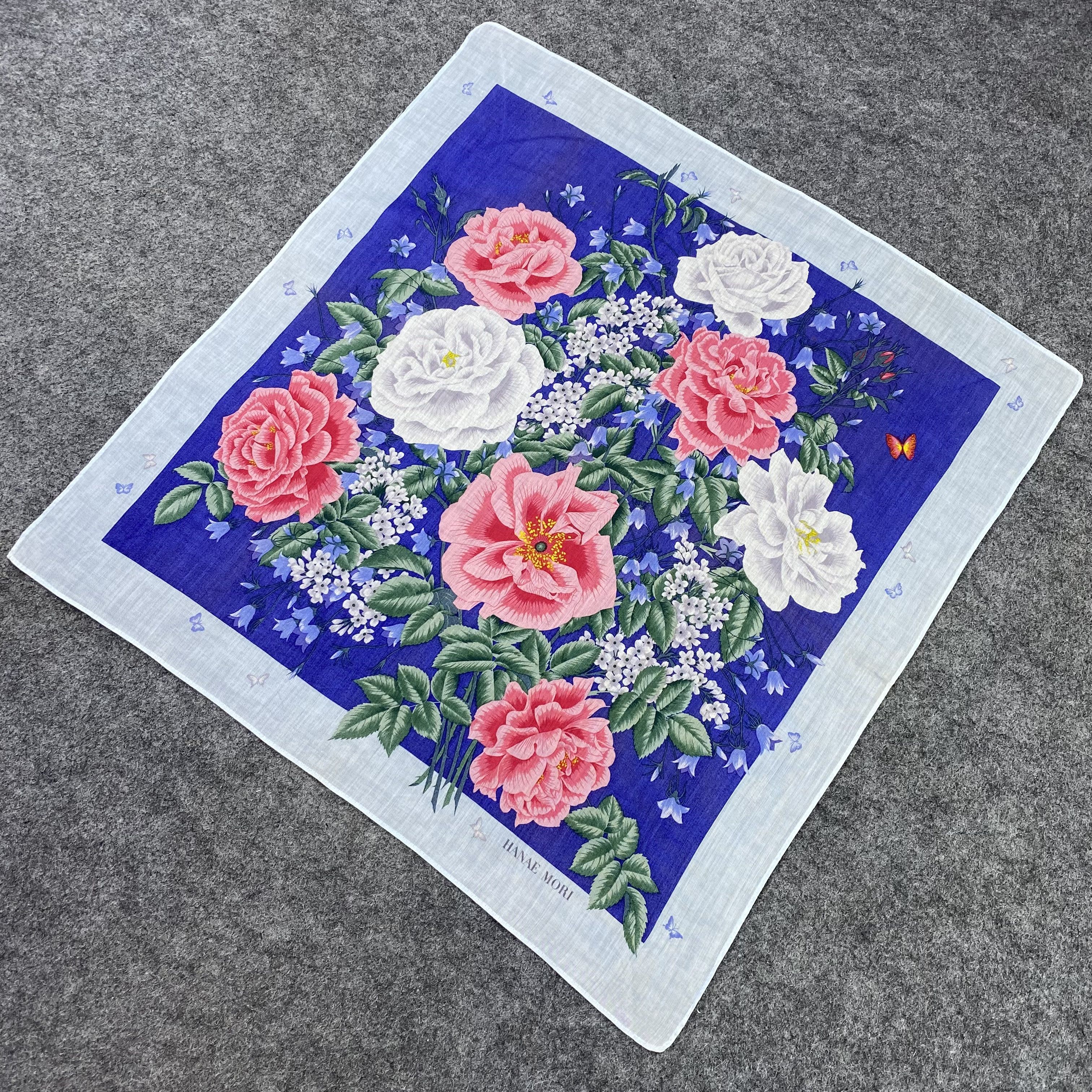 Hanae Mori Hanae Mori Handkerchief / Bandana / Neckerchief-B829 Size ONE SIZE - 4 Thumbnail