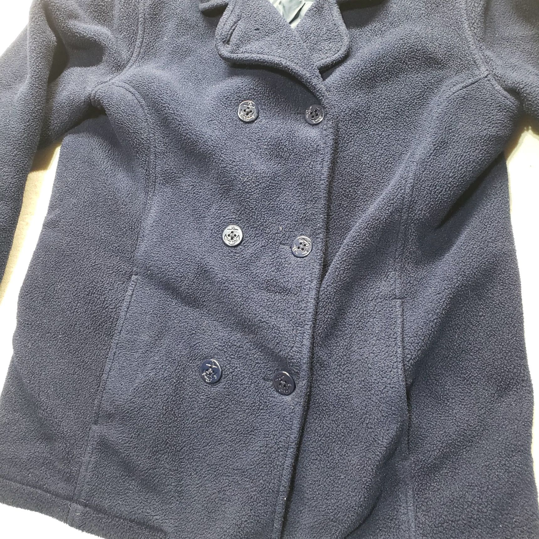 Vintage LL Bean Jacket Polartec Fleece Lined Full Button Women's L Large Business Coat Size L / US 10 / IT 46 - 4 Thumbnail