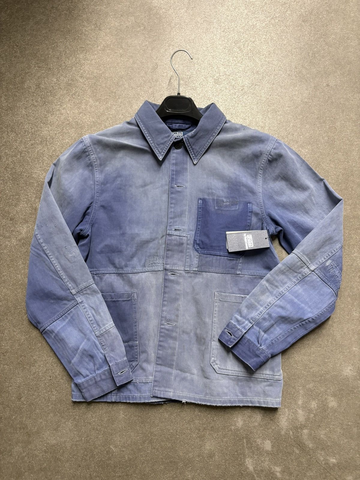 Polo Ralph Lauren Ralph Lauren blue patchwork workwear jacket men XS new Size US XS / EU 42 / 0 - 1 Thumbnail