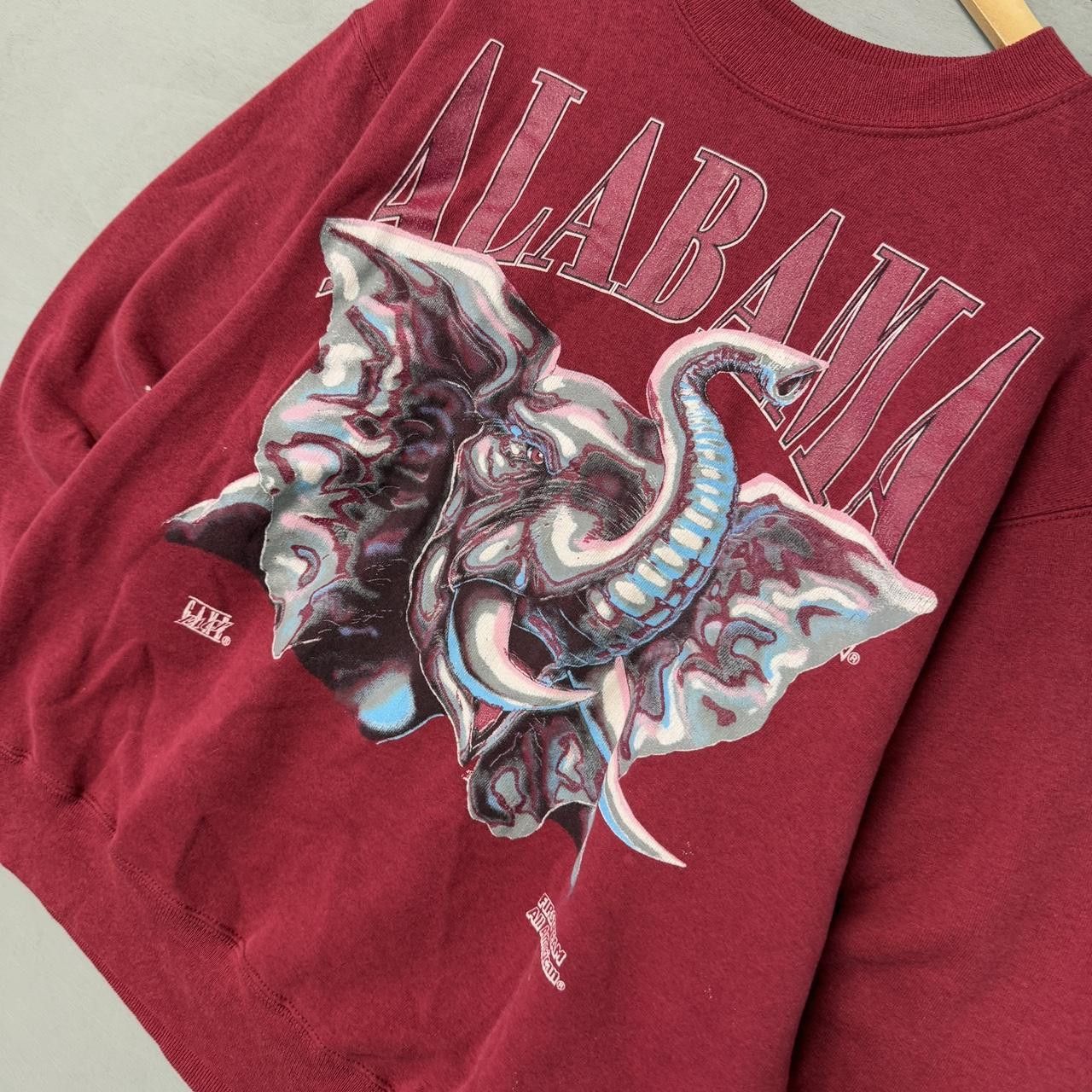 NCAA × Vintage Alabama Crimson Tide First Team American Sweatshirt Large Size US L / EU 52-54 / 3 - 2 Thumbnail