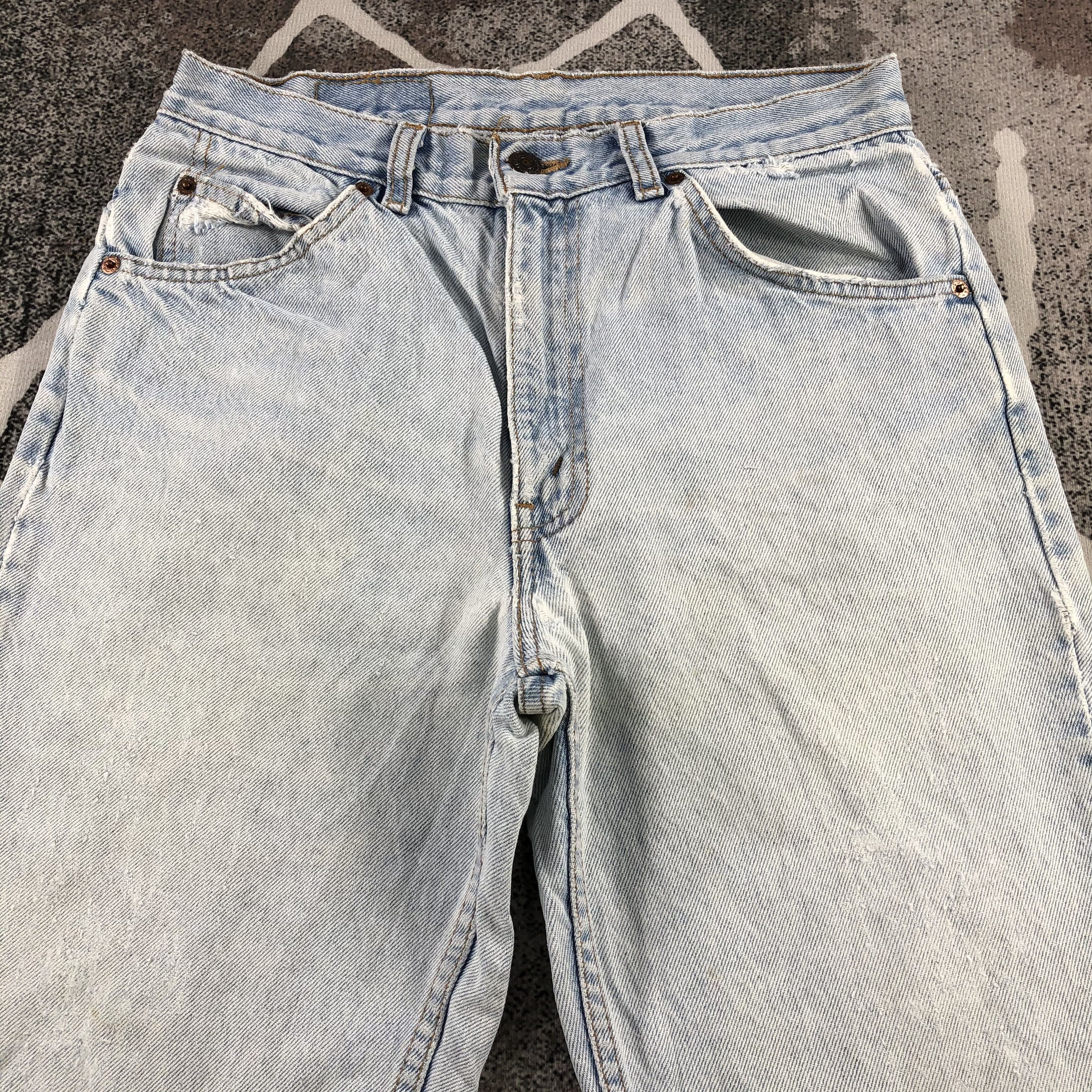 Levi's Vintage 90s Levi's Jeans Orange Tab Distress Denim KJ1002 Size US 30 / EU 46 - 3 Thumbnail