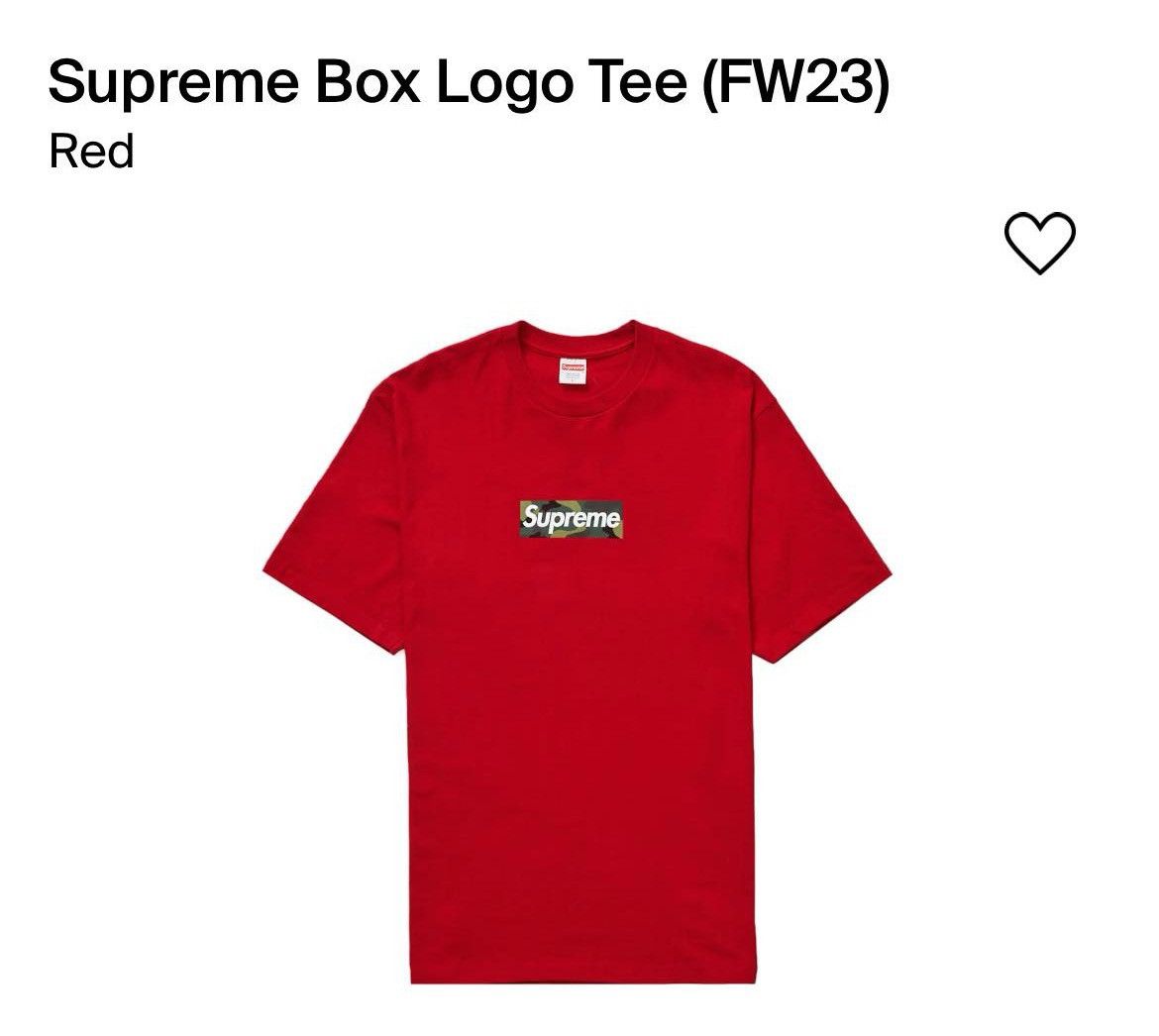 Supreme Supreme box logo tee (fw23) | Grailed