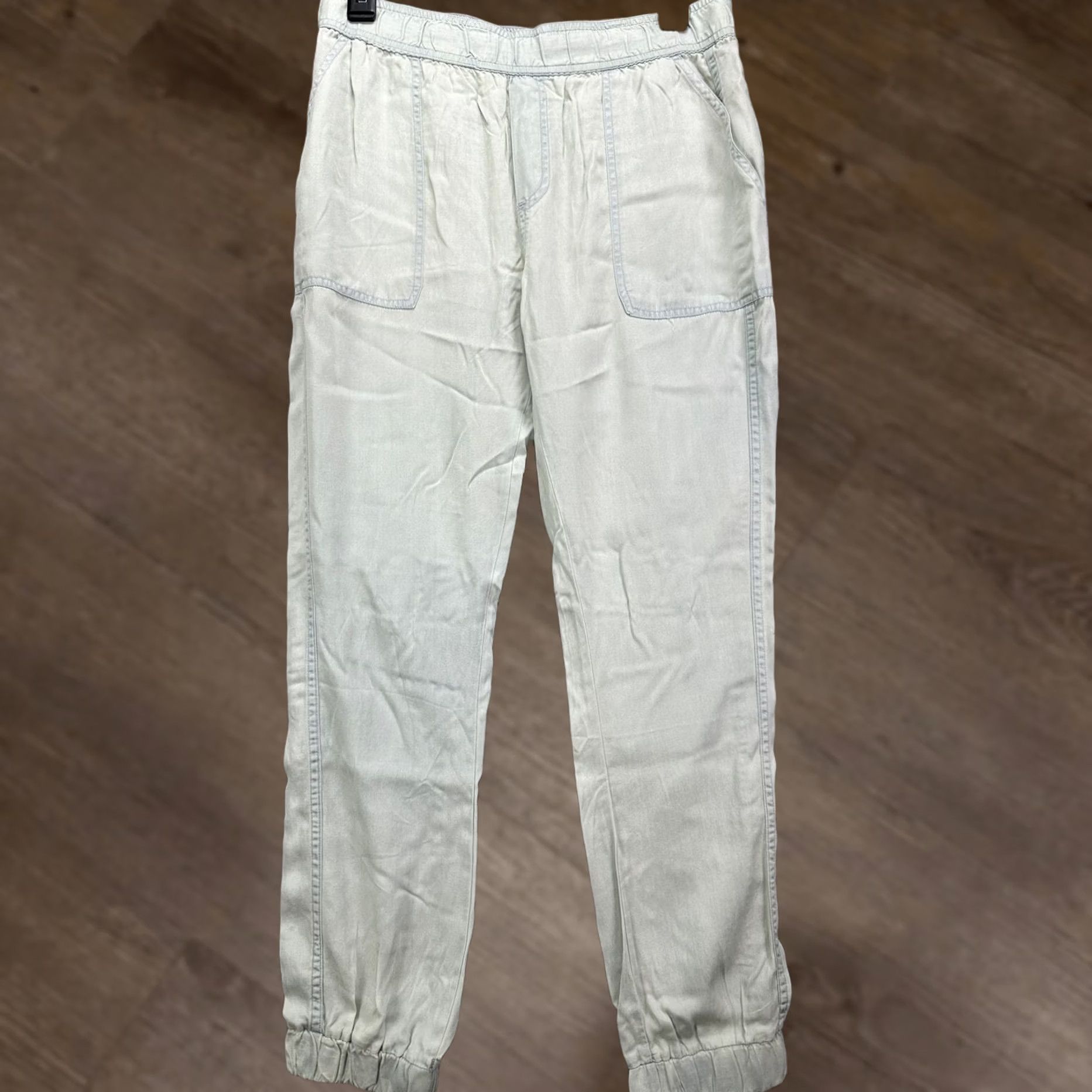 Prana VINTAGE Prana Pants Womens Medium Wash Blue Jogger Lightweight Elastic Waist NEW D7 Size 32" / US 10 / IT 46 - 1 Thumbnail