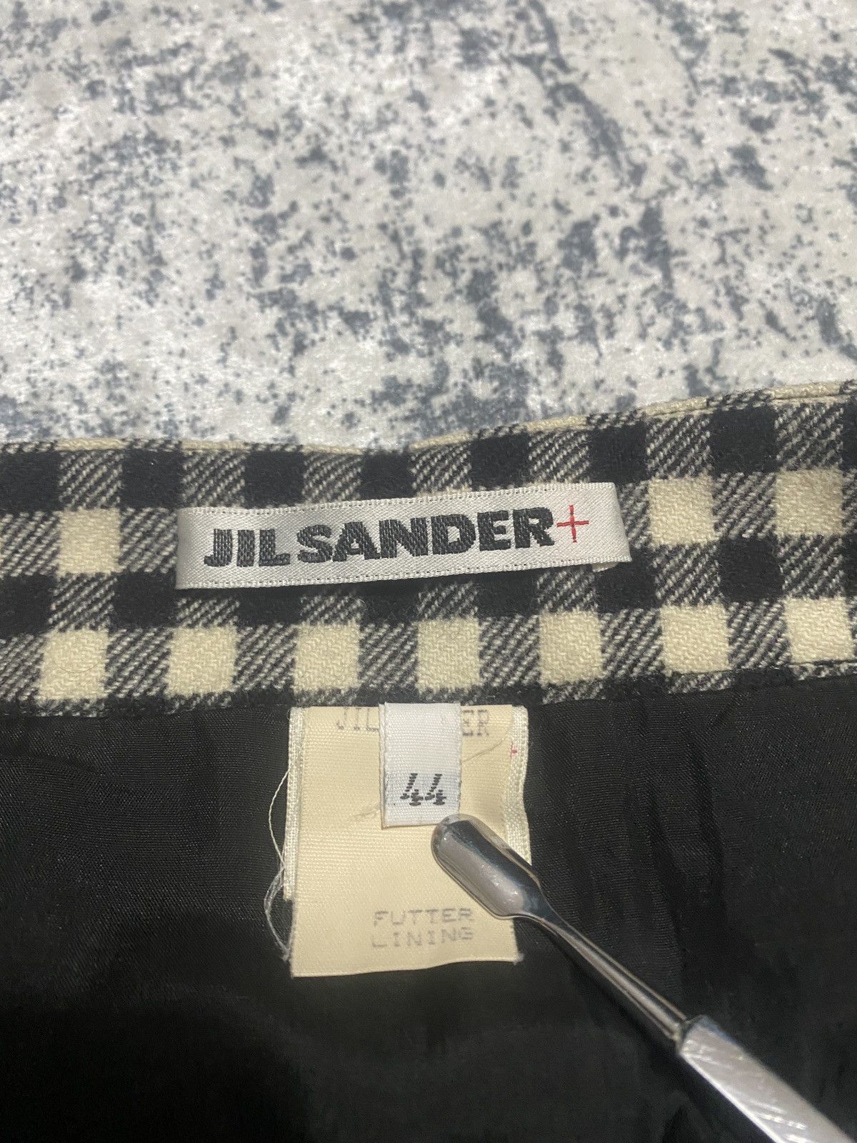 Designer × Jil Sander Jil sander designer tartan wool skirt Size 30" / US 8 / IT 44 - 2 Thumbnail