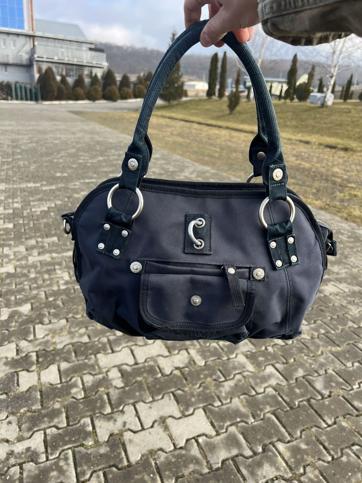 Vintage George Gina Lucy Distressed Y2k Japanese Bag