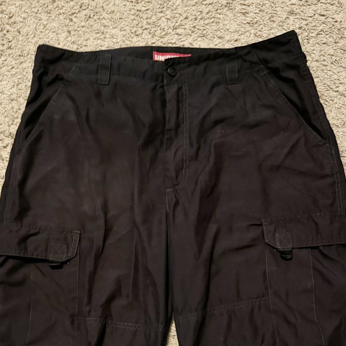 UNIONBAY × Vintage VINTAGE 90s UNION BAY BROWN PARACHUTE CARGO PANTS! Size US 36 / EU 52 - 5 Thumbnail