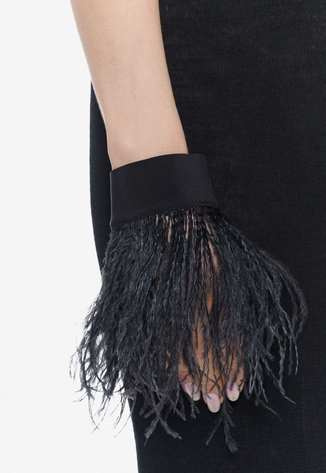Ann Demeulemeester Ann Demeulemeester Black Silk Sleeves Size ONE SIZE - 4 Thumbnail