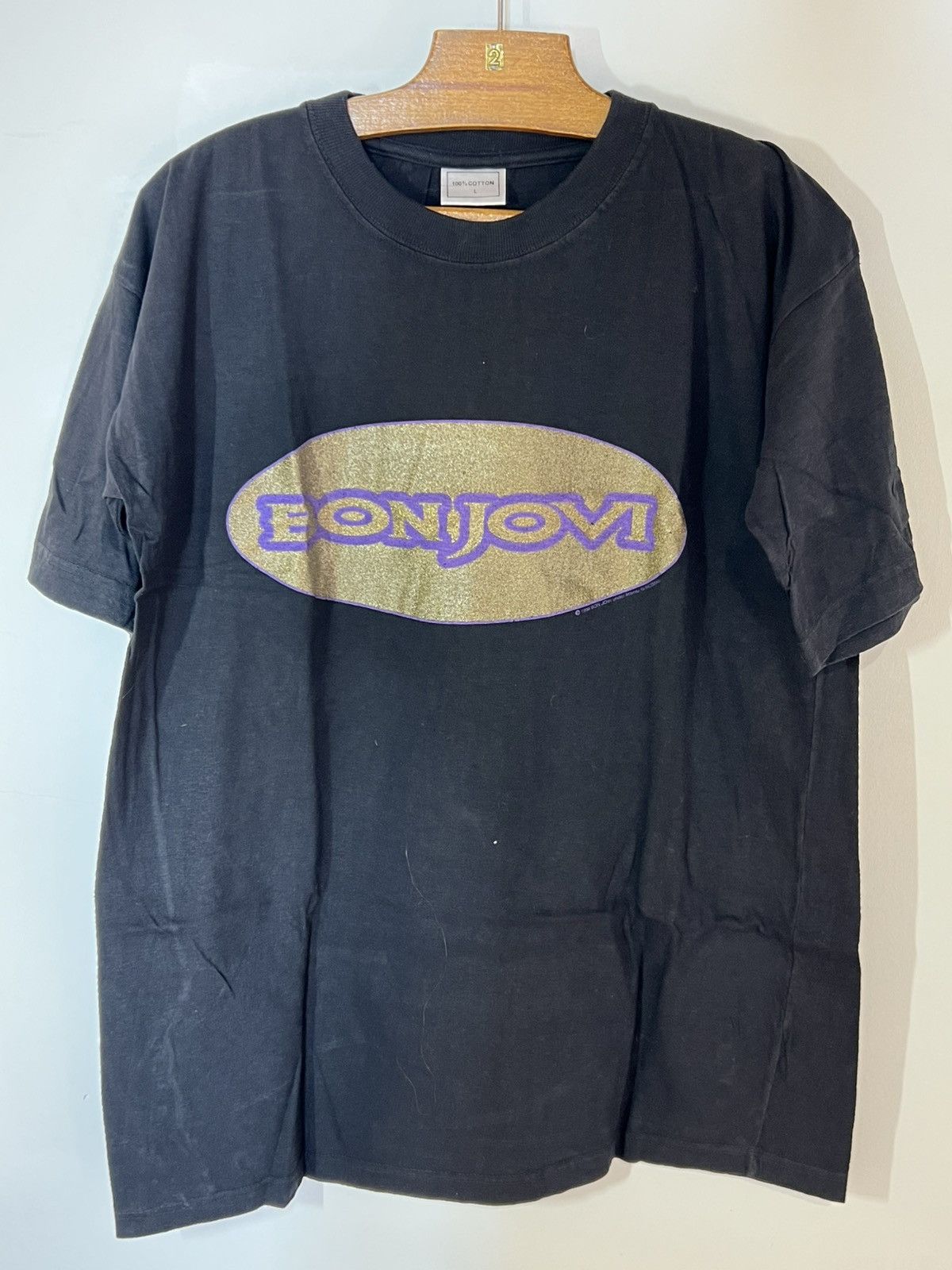 Band Tees Vintage Bon Jovi shirt 90s Size US XL / EU 56 / 4 - 1 Thumbnail