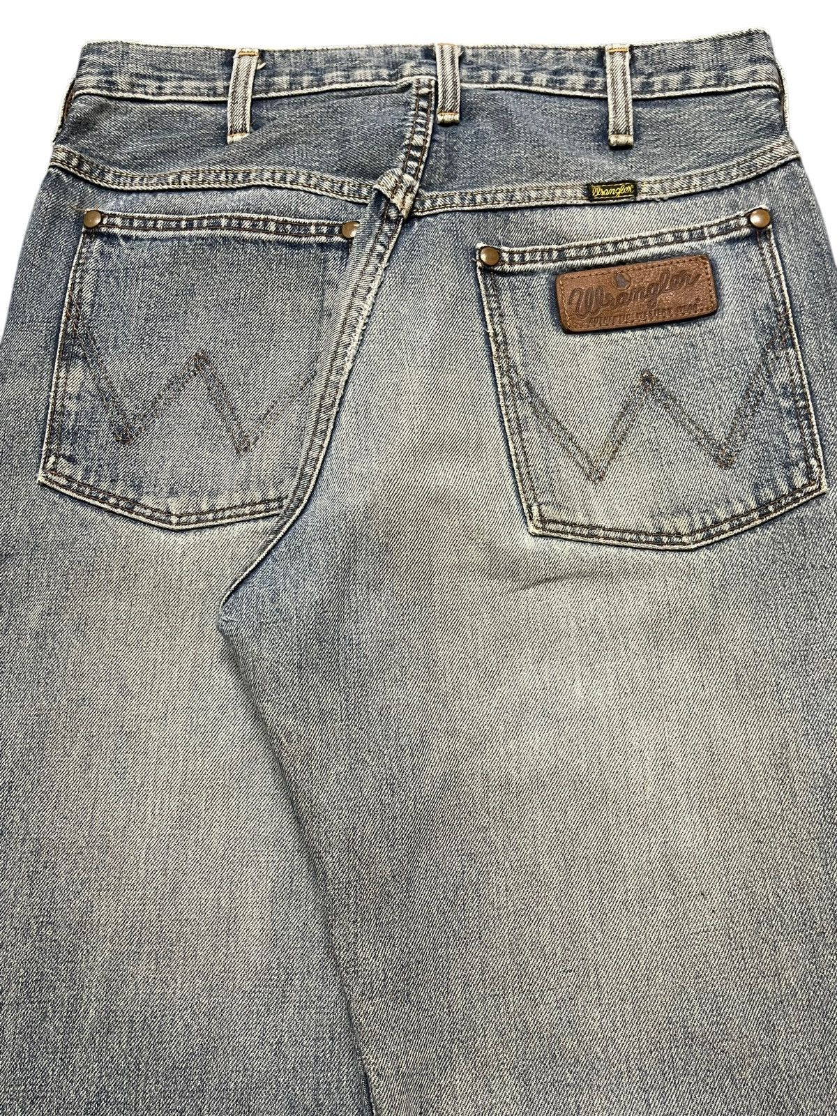 Wrangler Vintage Wrangler Selvedge Baggy Faded Wash Distressed Jeans Size US 28 / EU 44 - 7 Thumbnail